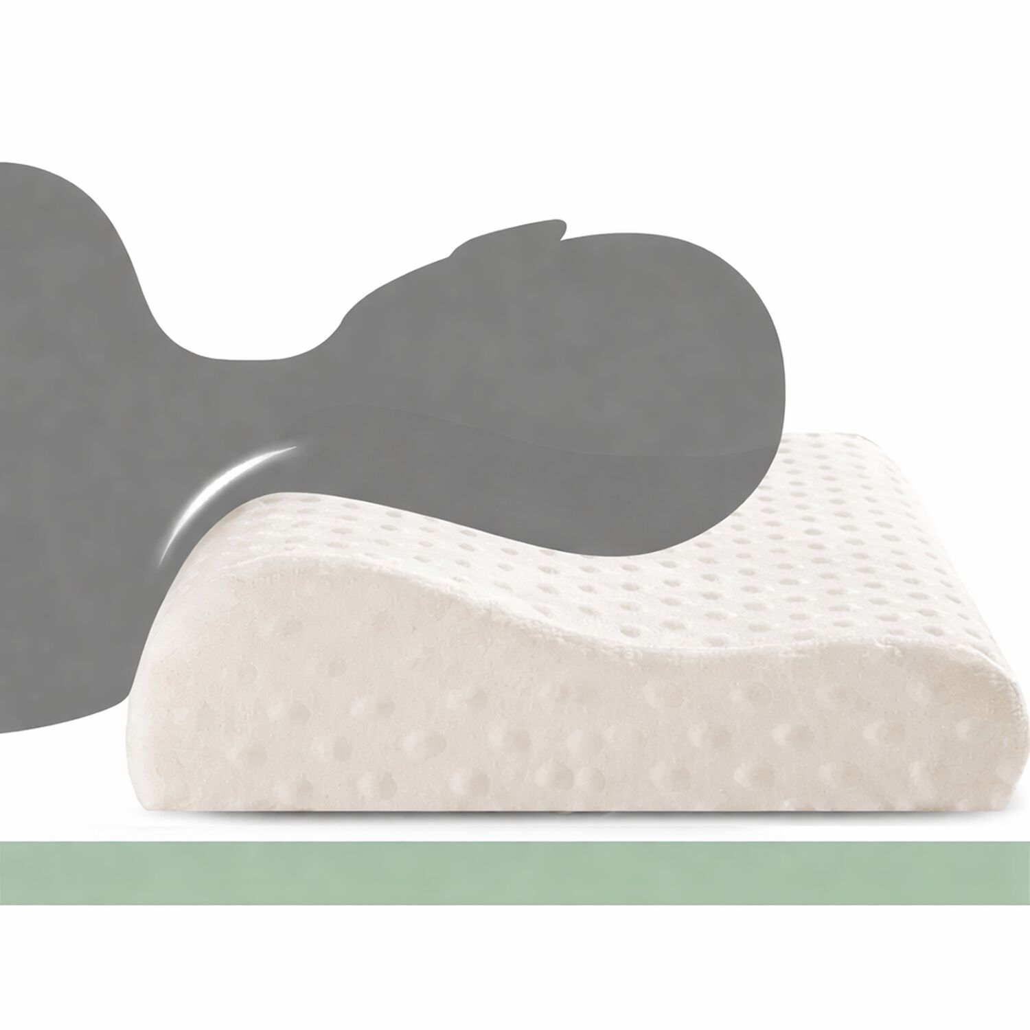 Almohada Ortop&eacute;dica Cervical Memory Foam Premium image number 2.0