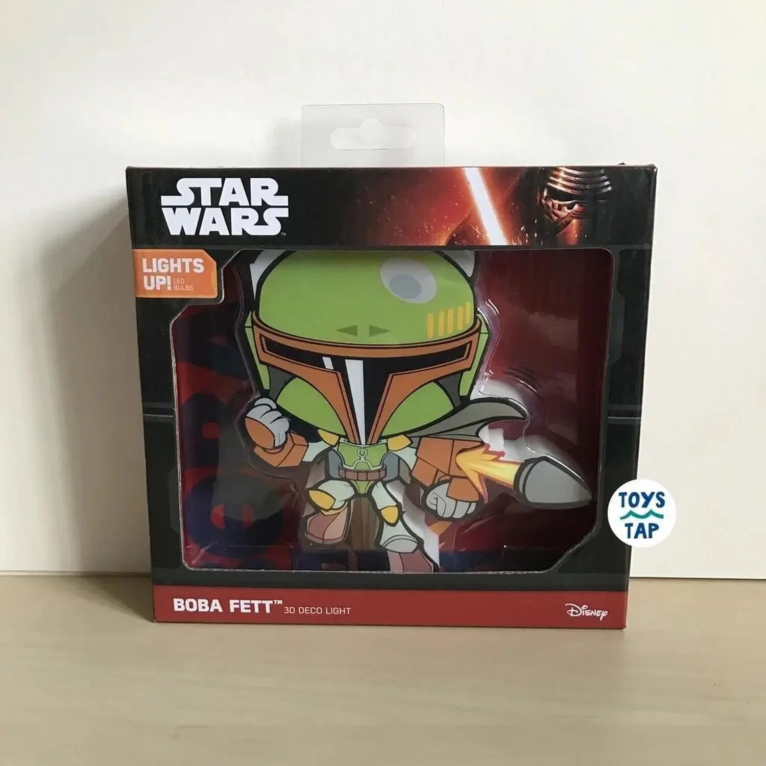Lampara De Pared 3d Mini Deco Boba Fett - Star Wars image number 1.0