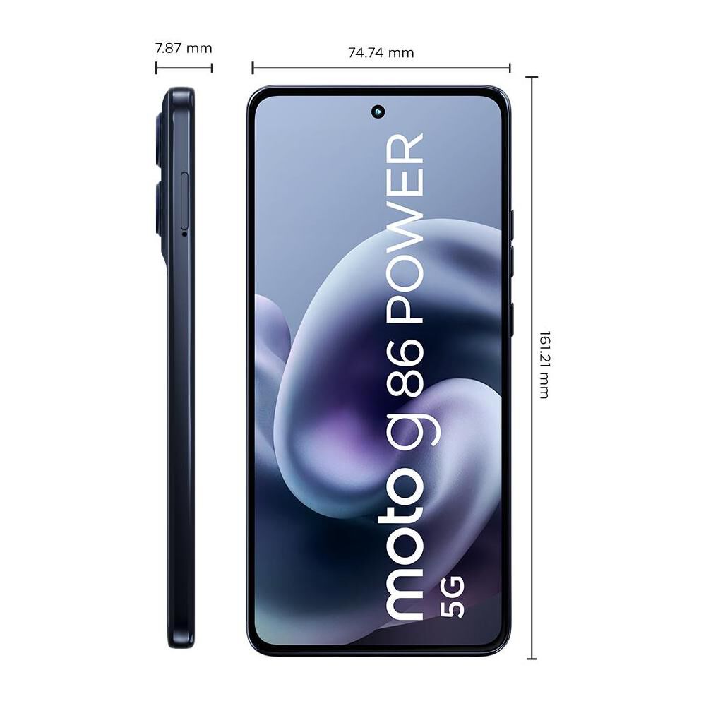 Smartphone Motorola Moto G86 Power / 5G / 256 GB / Azul / Liberado image number 3.0