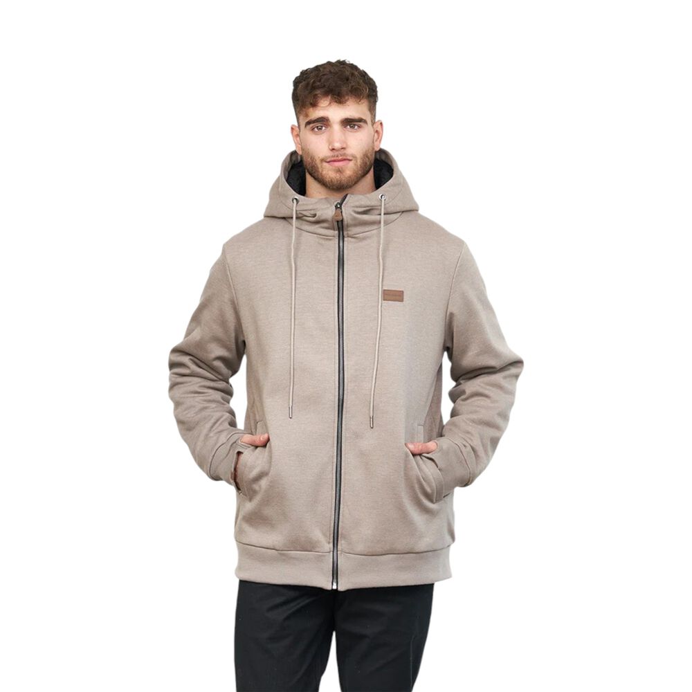 Poler&oacute;n Con Sherpa Ride Season V2 Taupe Hombre Falcone image number 2.0