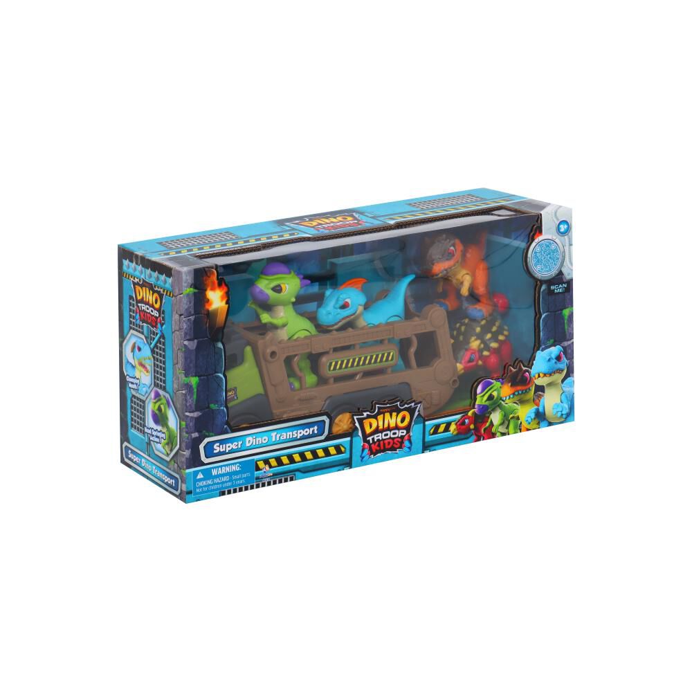 Camión Transportador De Dinosaurios Dino Troop Kids image number 5.0