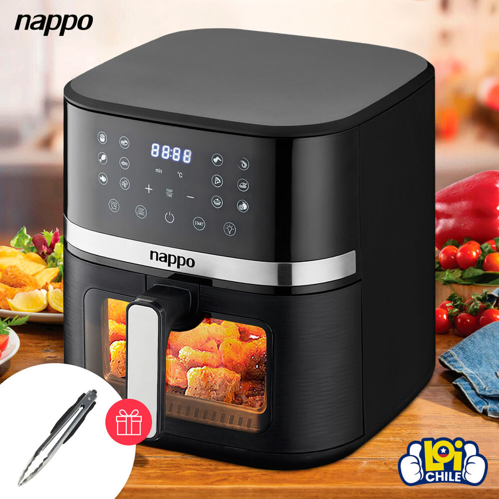 Freidora De Aire Nappo Digital 1600w 7l Panel T&aacute;ctil Visor image number 3.0