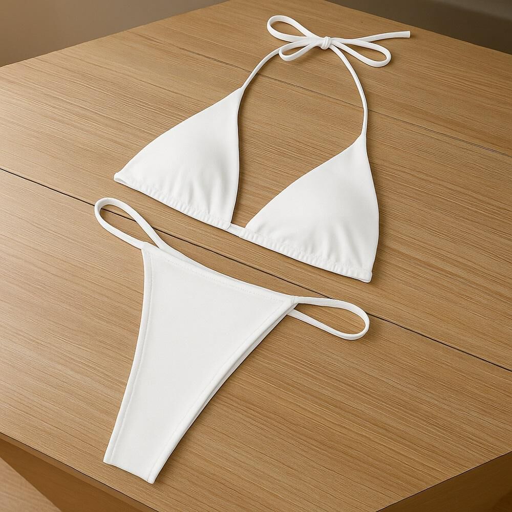 Traje De Baño Mujer Con Realce Minibikini Brasileño 2022 image number 5.0