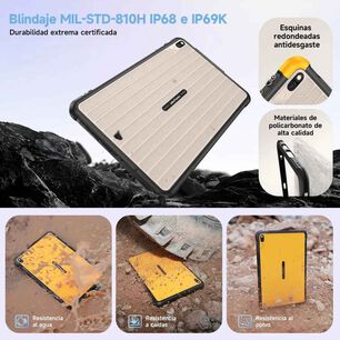Tablet Rugged: Rugking Pad 2 Pro - 10 Pulg. 16gb, 4g, Linterna, Android 16, Correa