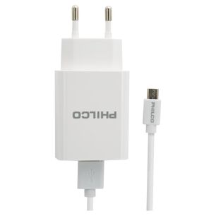 Cargador De Pared Philco Qualcom 3.0 A C/cable Micro QC620