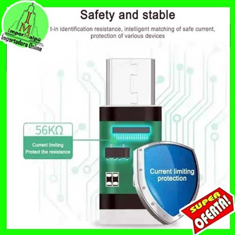 Adaptador Tipo C A Micro Usb V8 Tipo C Hembra Micro Usb Macho Celulares Compatible Android, Samsung image number 4.0