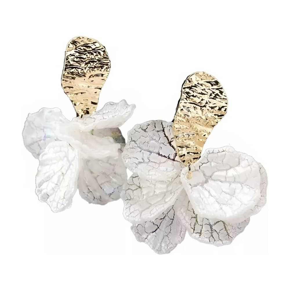 Aros, Aretes P&eacute;talos Dorados image number 0.0