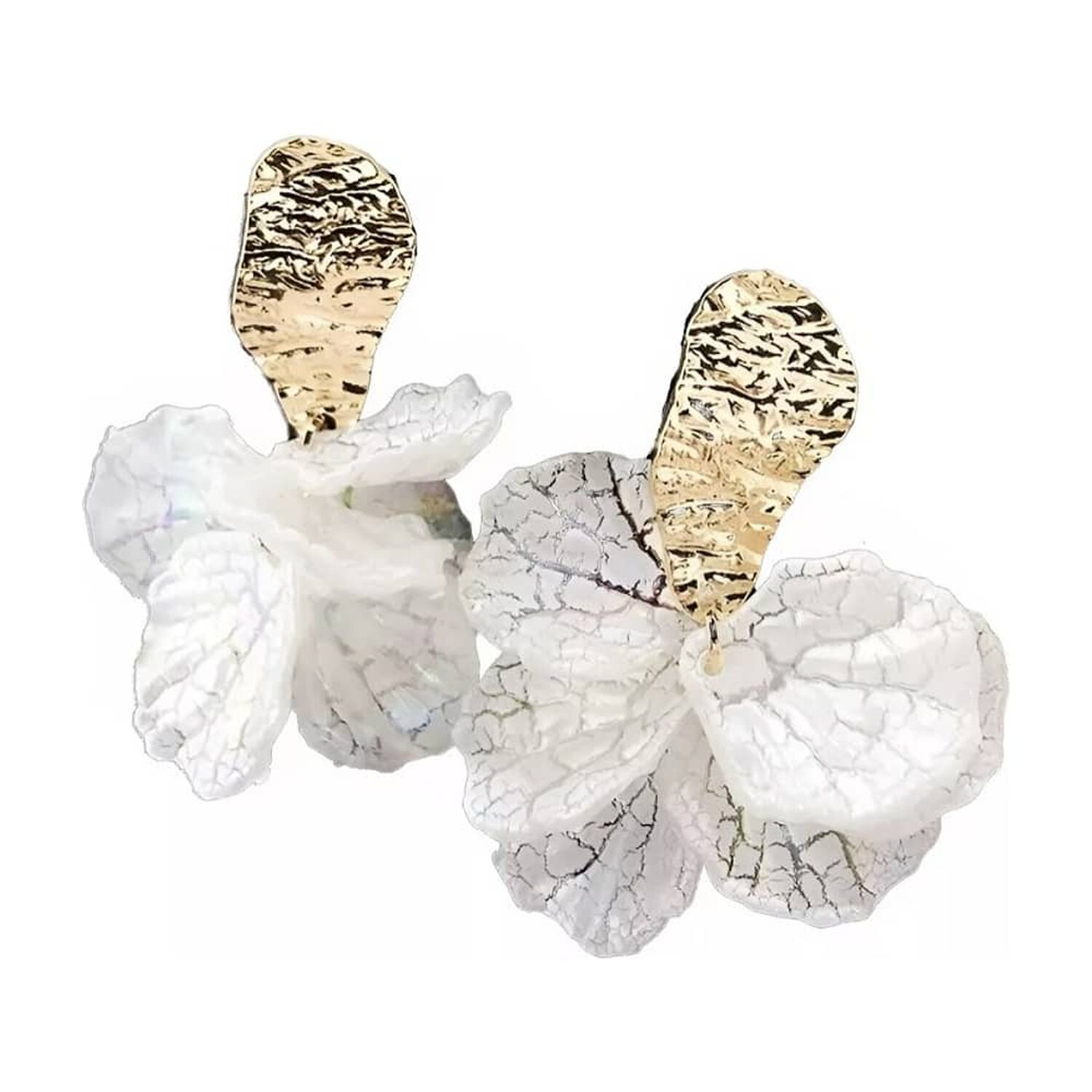 Aros, Aretes P&eacute;talos Dorados image number 0.0