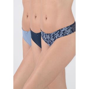 Pack 3x Colaless Microfibra P312.016-azu7 Kayser