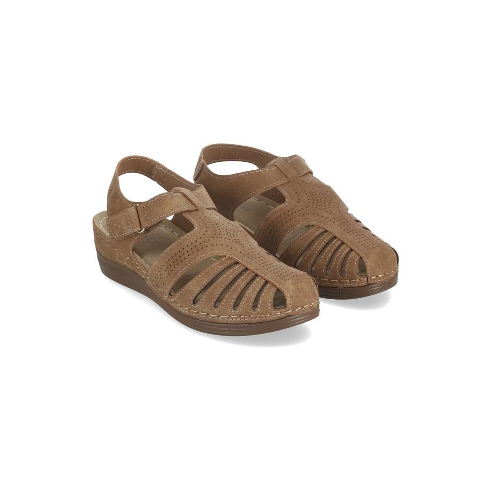 Sandalia Mujer Lesage Camel image number 1.0