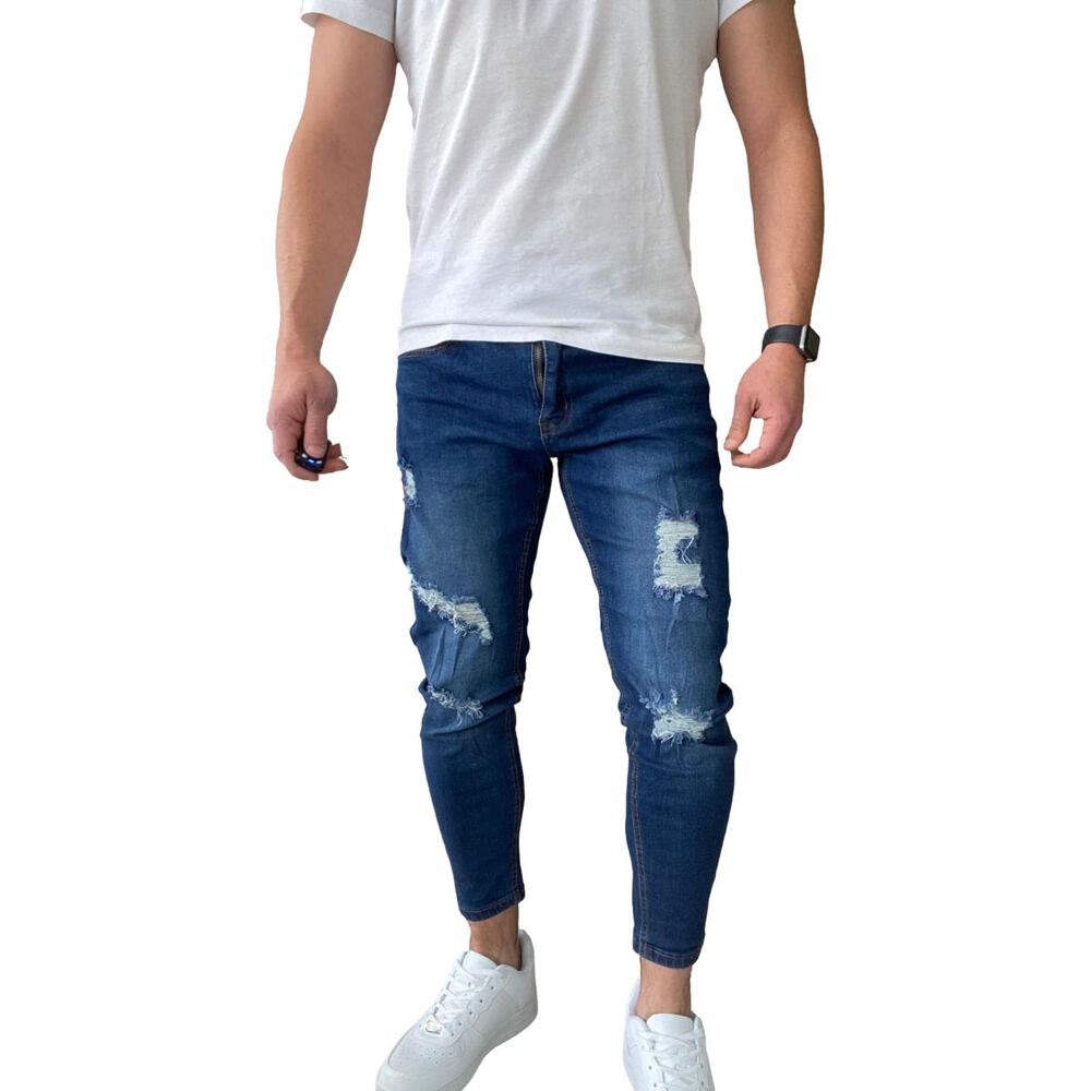Jeans Rasgados Super Slim Fit Ankle Fit 14509 image number 9.0