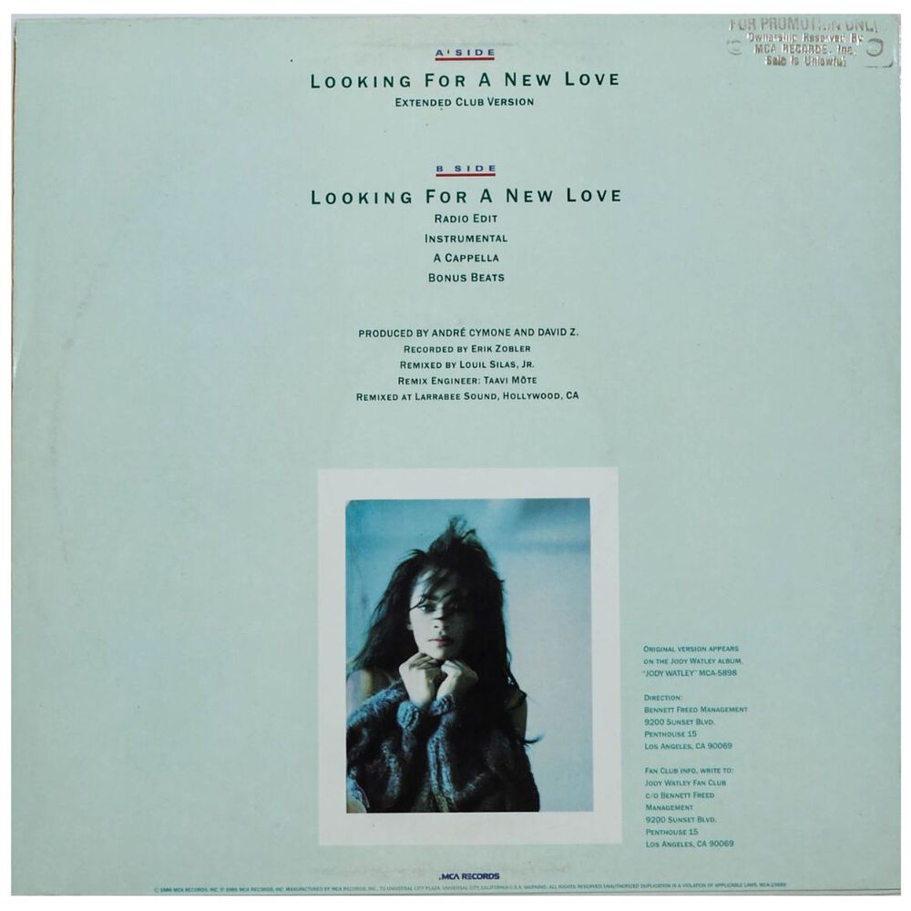 Jody Watley - Looking For A New Love | 12" Maxi Single Usado image number 1.0