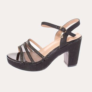 Zapato Tac&oacute;n Negro V&iacute;a Franca Art. 52212black