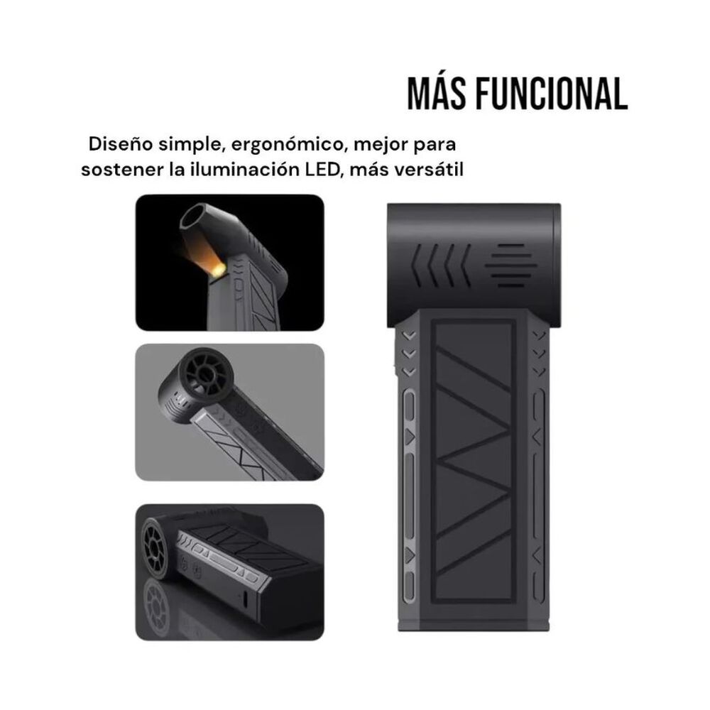 Soplador De Aire Alta Potencia Pistola Mini Portatil image number 5.0