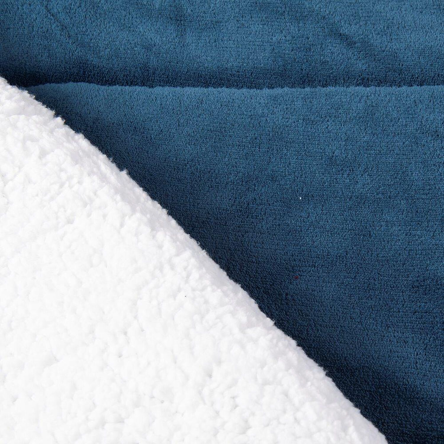 Plumon Coral Sherpa King Azul image number 1.0