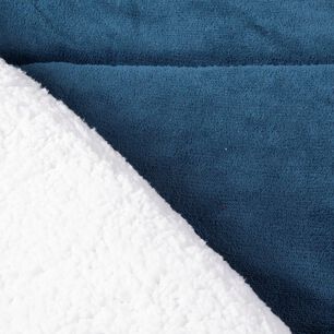 Plumon Coral Sherpa King Azul