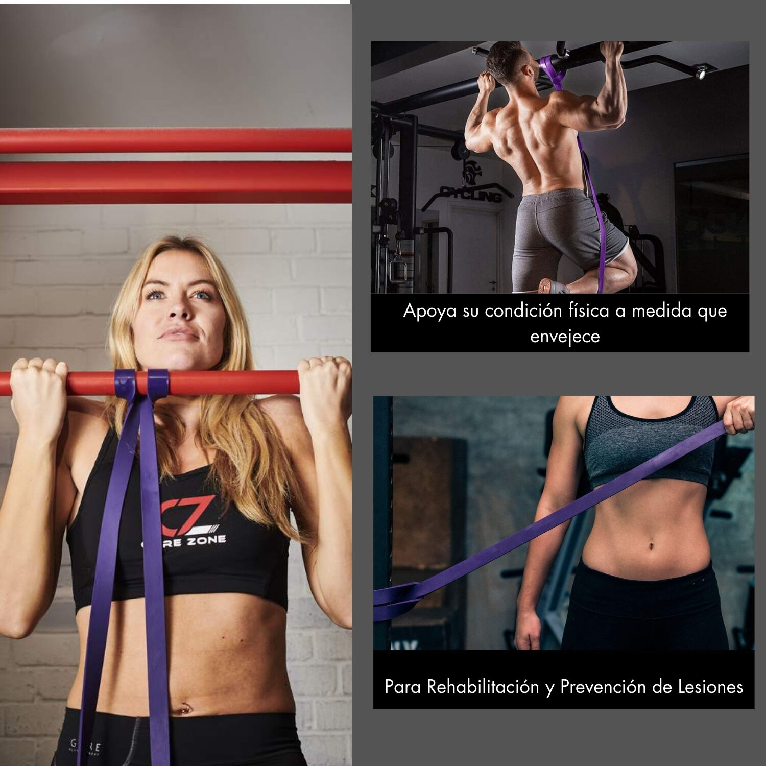 Powerband Banda De Resistencia Crossfit Gym Calistenia 36kg image number 8.0