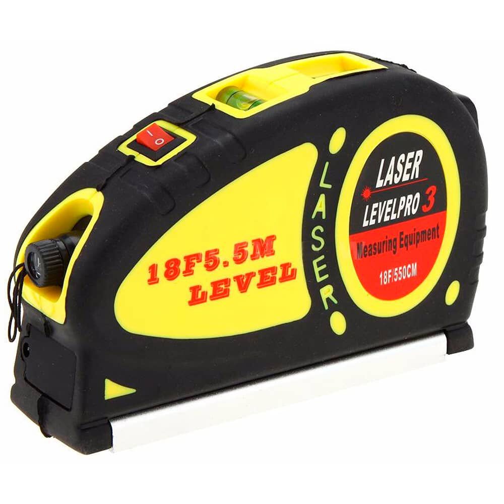 Huincha De Medir Con Doble Nivel Y Luz L&aacute;ser - Ps image number 0.0