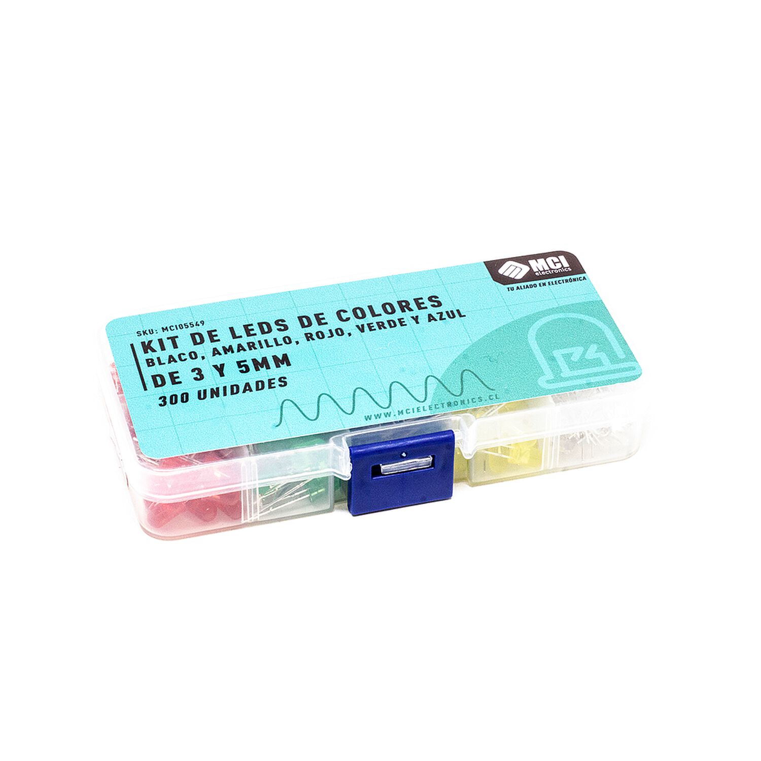 Kit De Leds De Colores De 3 Y 5mm 300 Unidades image number 0.0