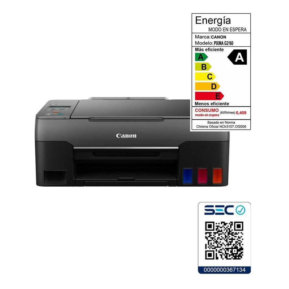 Impresora Multifuncional Canon Pixma G2160 en Oferta | Hites.com