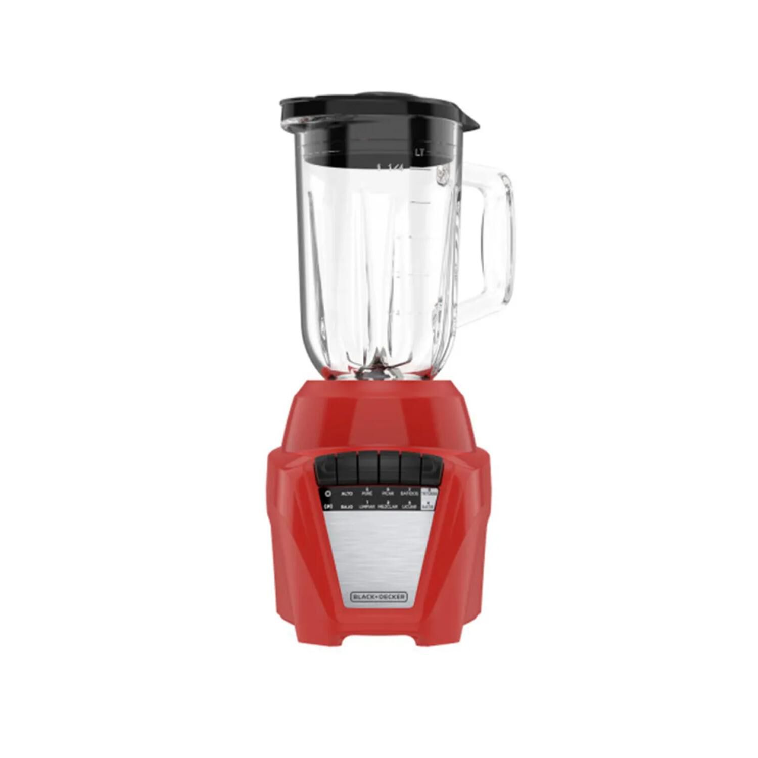 Licuadora Vaso Vidrio 1250ml 700w Rojo Ice Crush Black+decker image number 0.0