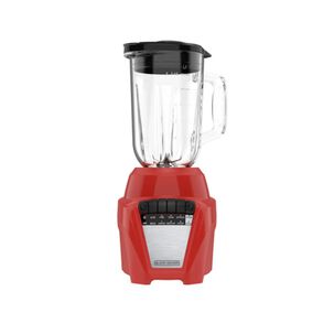 Licuadora Vaso Vidrio 1250ml 700w Rojo Ice Crush Black+decker