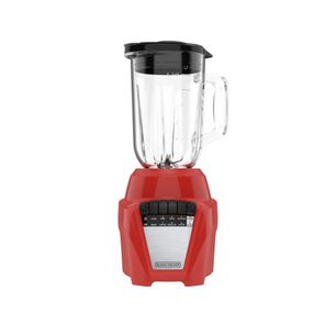 Licuadora Vaso Vidrio 1250ml 700w Rojo Ice Crush Black+decker