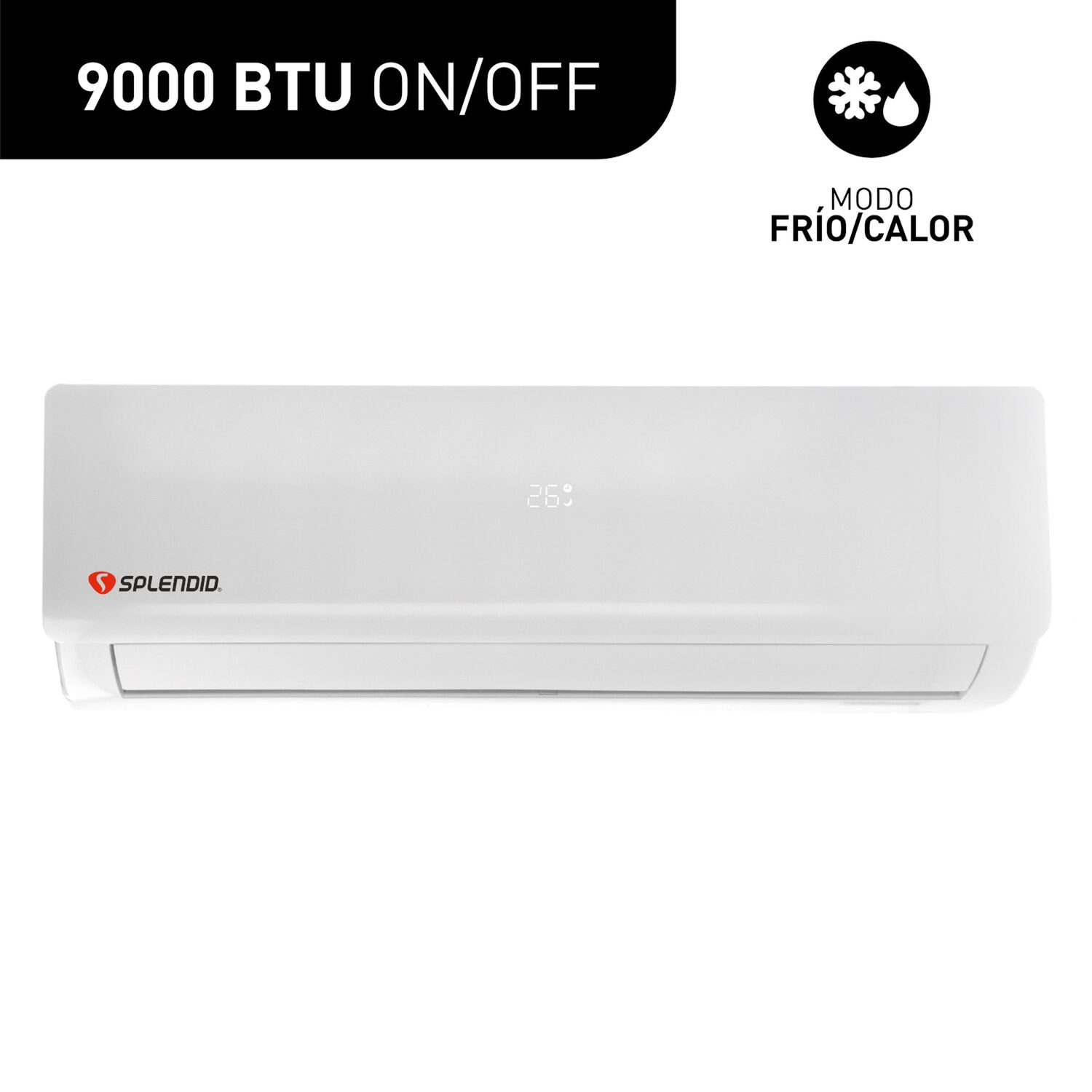 Aire Acondicionado Split 9000btu Splendid image number 9.0