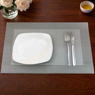 Pack 4 Individuales De Mesa Nautica Home 45x30cm Plateado
