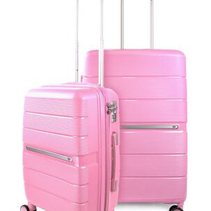 Pack 2 Maletas S+m Rosada Xpos Swiss Bag