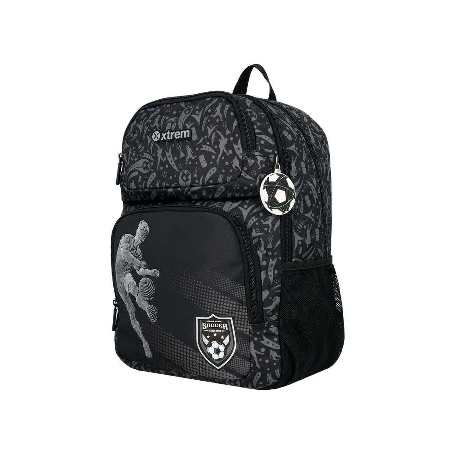 Mochila Xtrem Hopper 2.0 6xt F&uacute;tbol Negro/gris image number 1.0