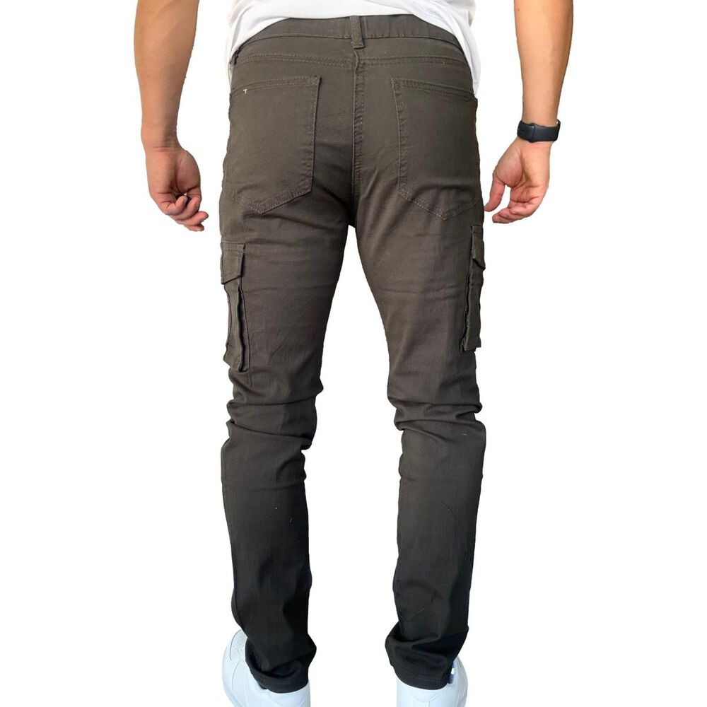 Pantal&oacute;n Cargo Slim Fit Mosaico Tela Elasticada image number 32.0