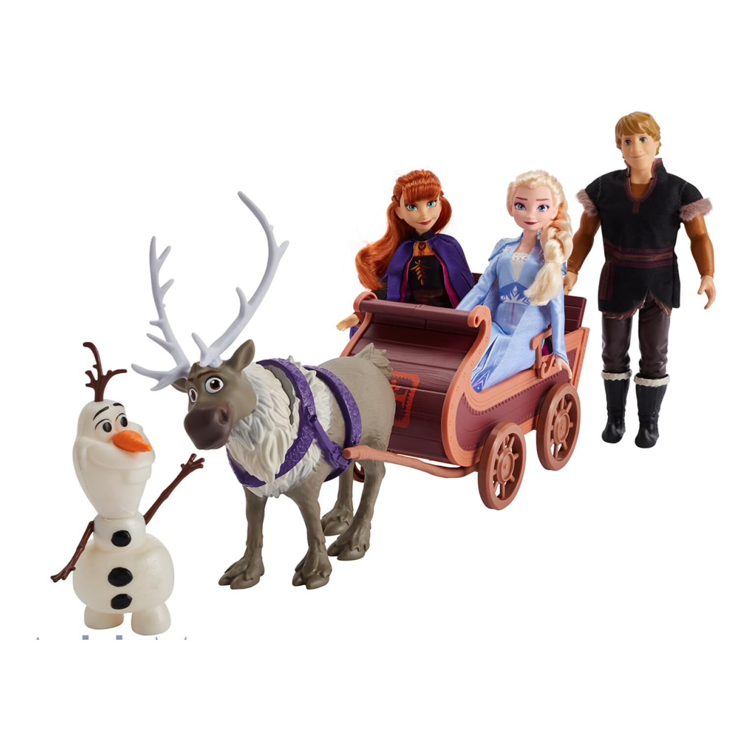 Juguete Aventuras Frozen Ii Con Trineo Y Personajes Disney image number 0.0