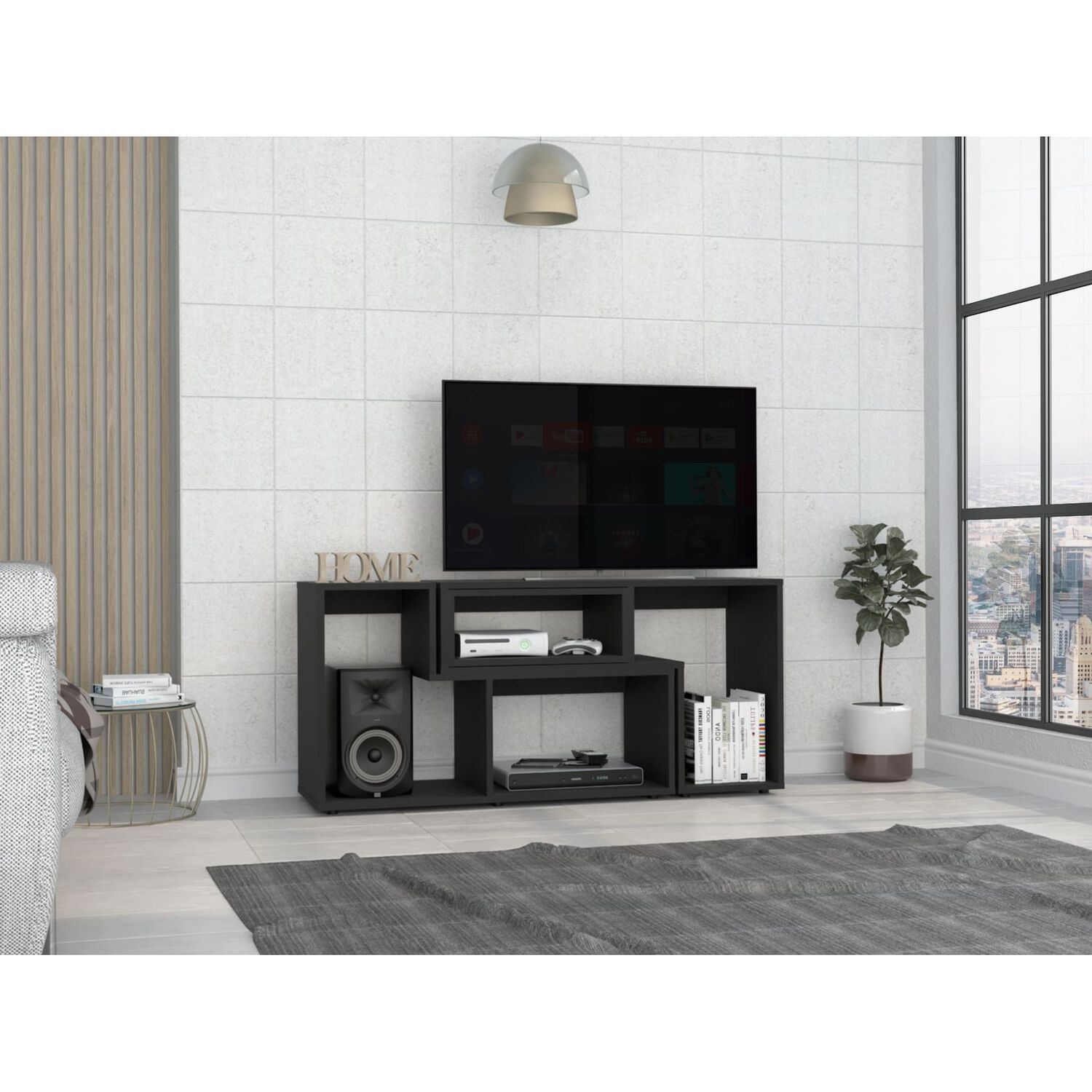 Rack Tv 50" Extensible 120/160 Cm image number 4.0