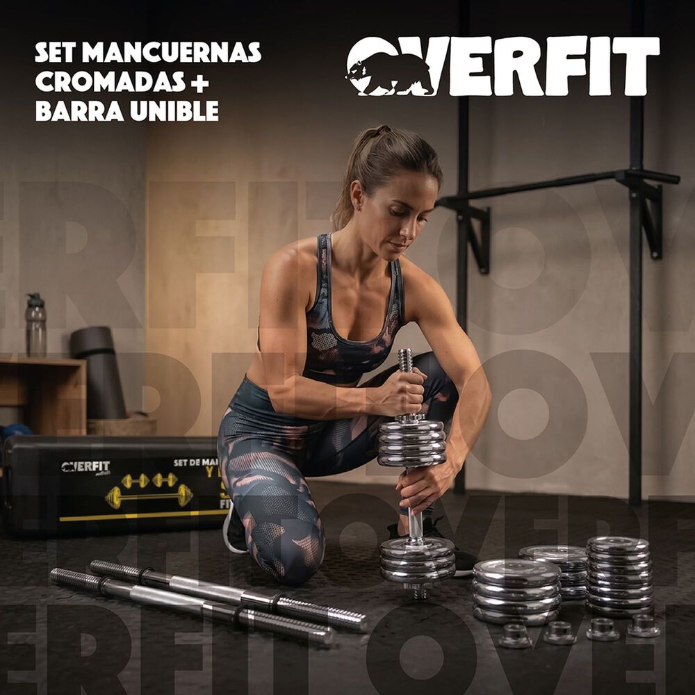 Set Mancuernas 50kg Fitness Pesas Peso Regulable image number 6.0