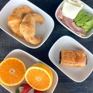 Set De 4 Plato Rectangular 14 X 10 X 3.3 Cm Linea Tower