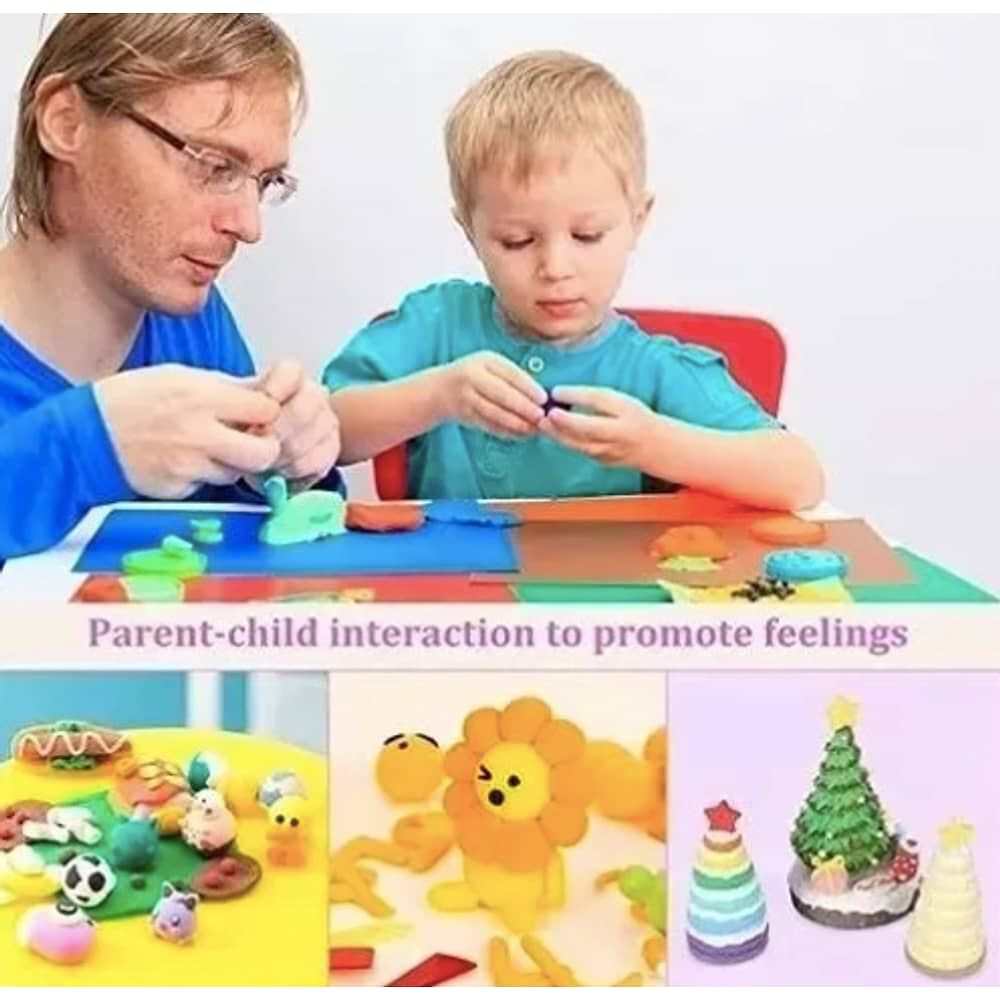 Arcilla Polim&eacute;rica No T&oacute;xica Con 24 Colores Y Accesorios image number 3.0