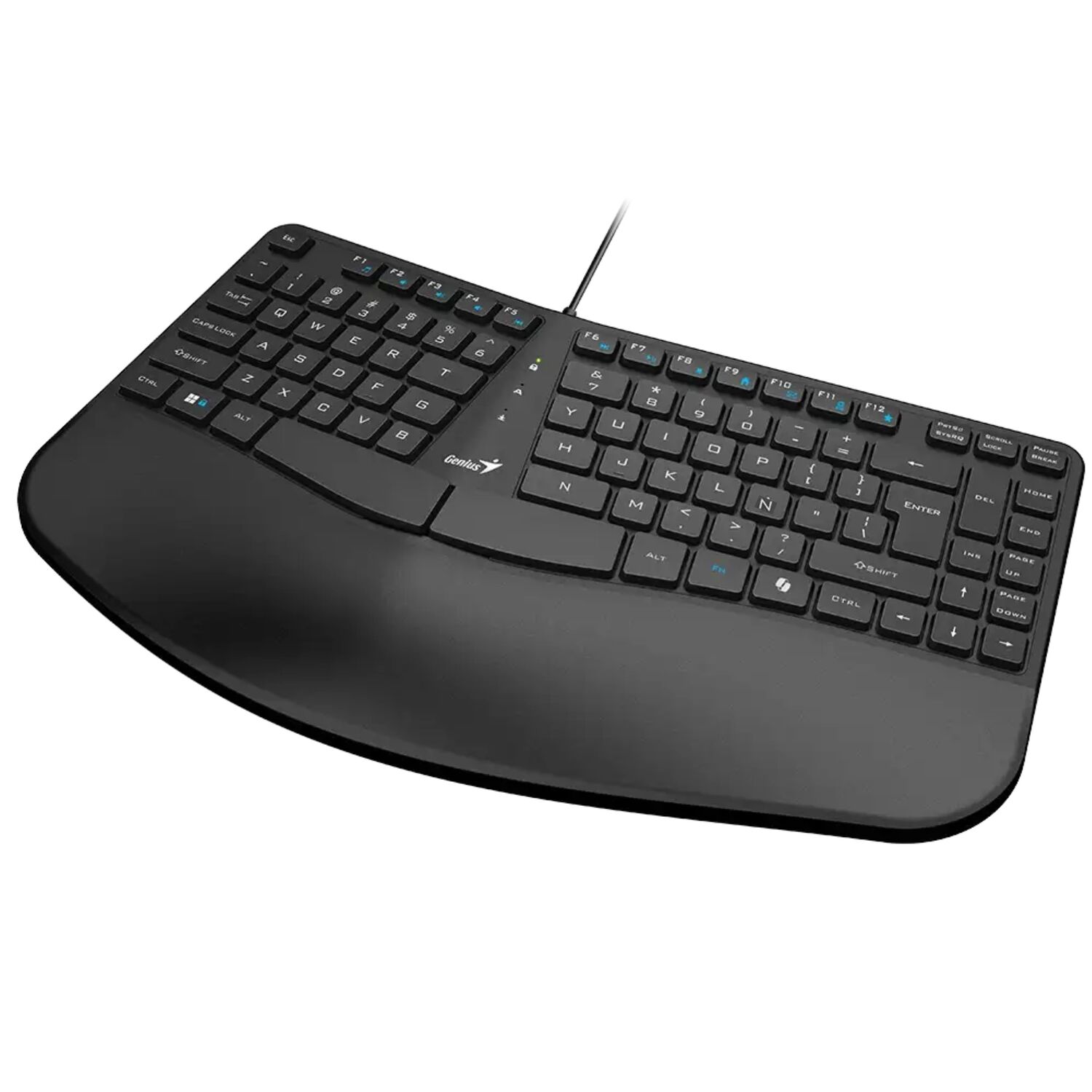 Teclado Ergon&oacute;mico Con Apoya Mu&ntilde;ecas Enterprise Copilot Ai image number 1.0