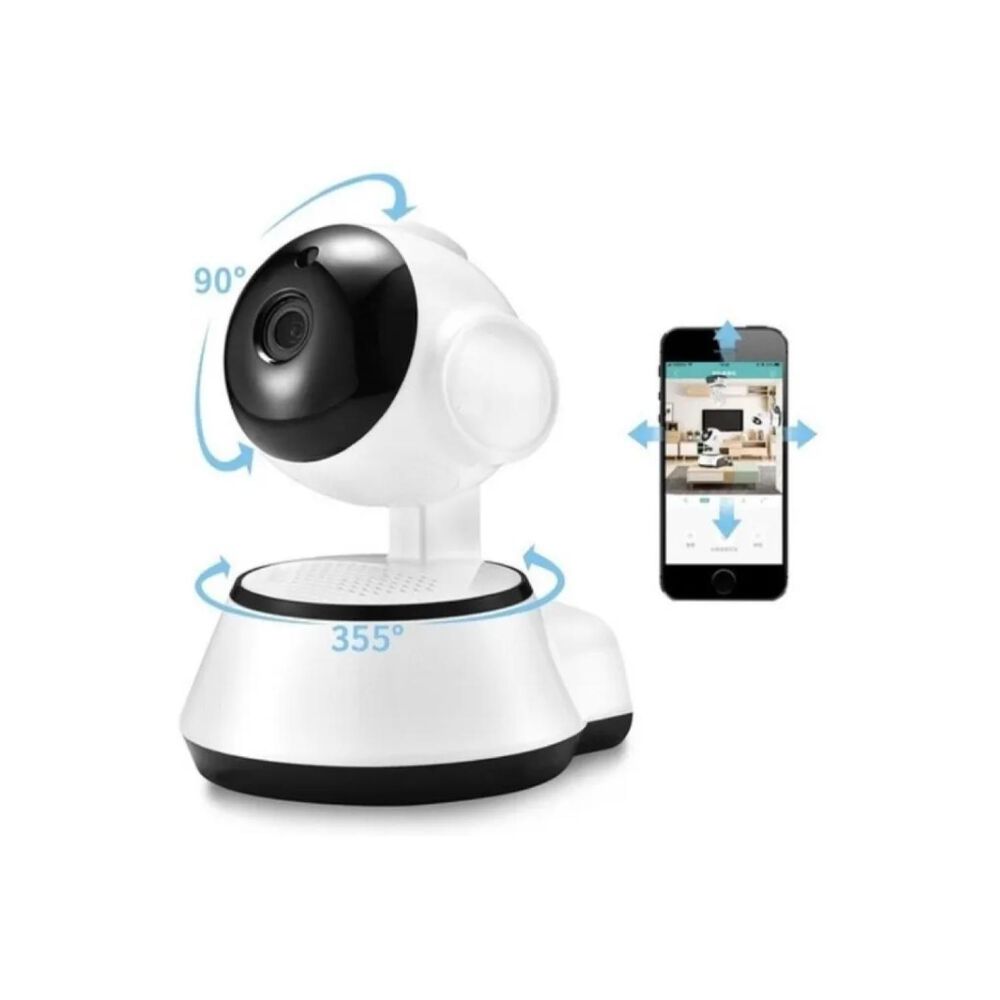 Camara De Seguridad Ip Wifi Hd 720p Con App Blanco image number 2.0
