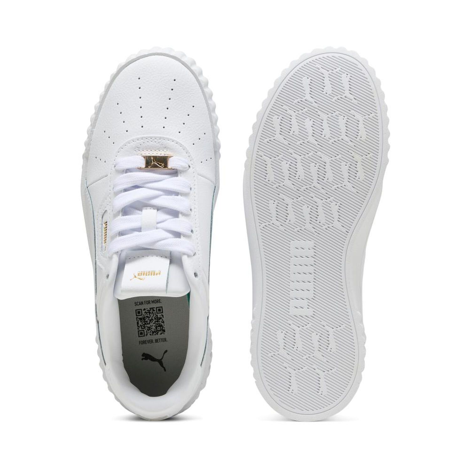 Zapatilla Urbana Mujer Puma Carina 3.0 Luxe Blanco image number 2.0
