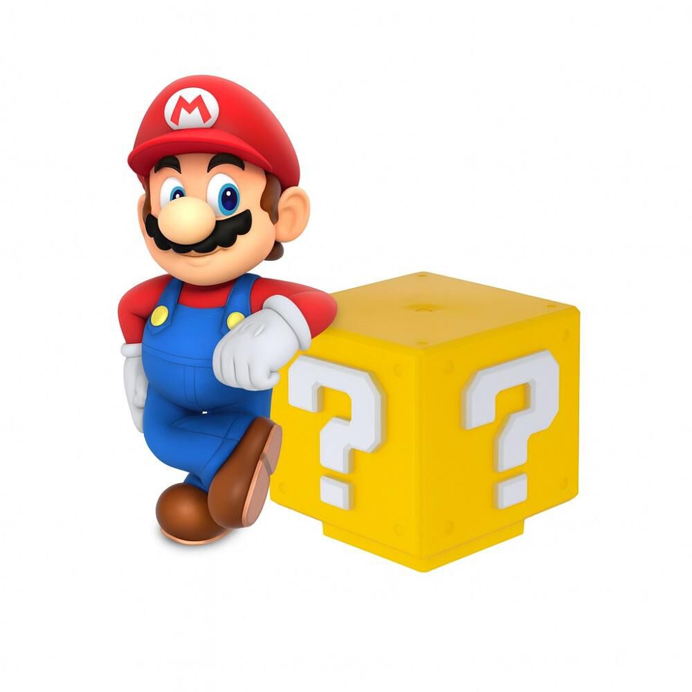 Lámpara Luces Mario Bros Nintendo Cubo Led Gamer Con Sonido image number 6.0