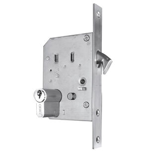 Cerradura Embutir Odis 690 (sd050) Con 1/2 Cilindro 50mm - Plata
