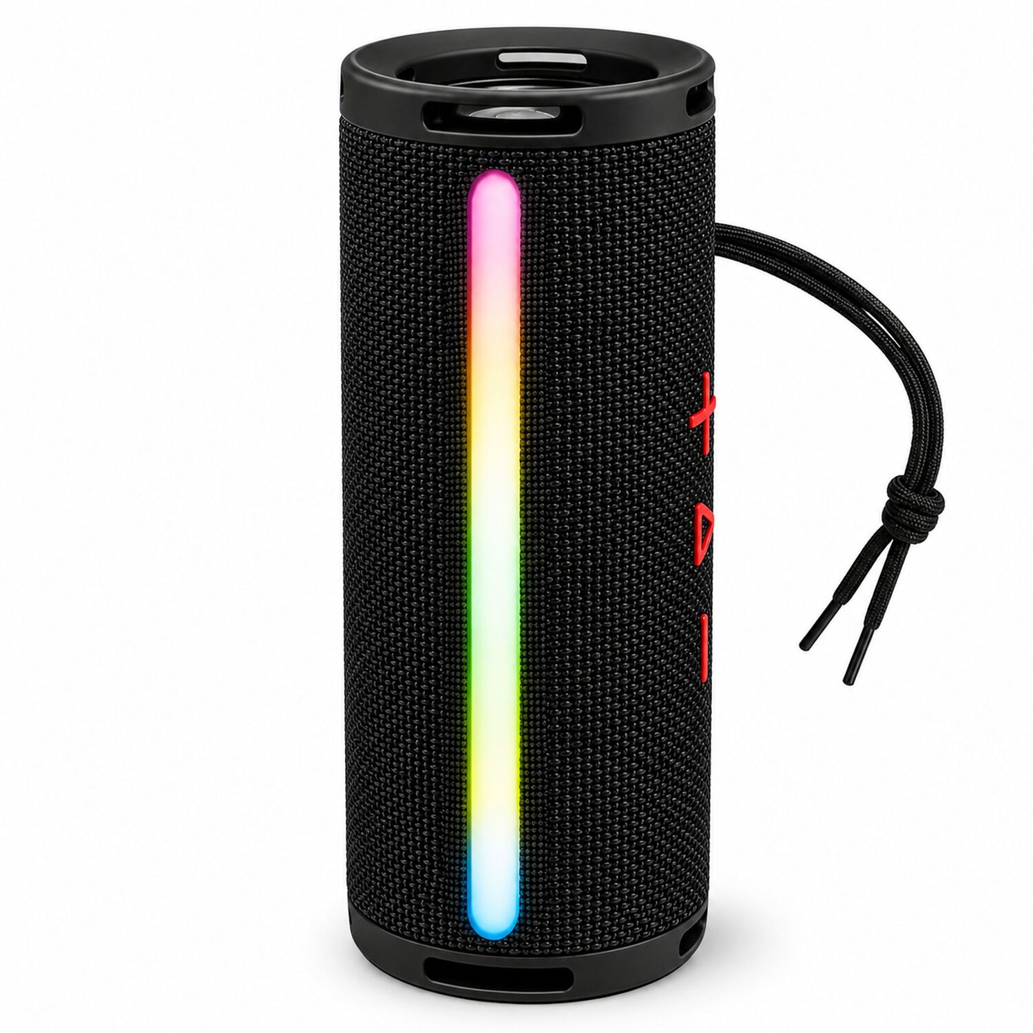 Parlante Port&aacute;til Bluetooth Tws Iluminaci&oacute;n Rgb 10w Negro 12hrs image number 0.0