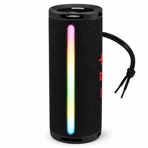 Parlante Port&aacute;til Bluetooth Tws Iluminaci&oacute;n Rgb 10w Negro 12hrs