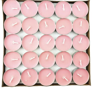 Set 50 Velas Decorativas Rosadas