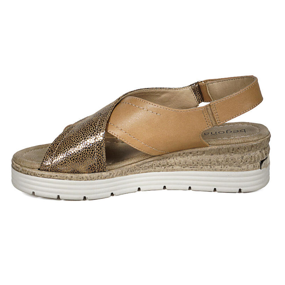 Sandalia Ceren Beige image number 4.0