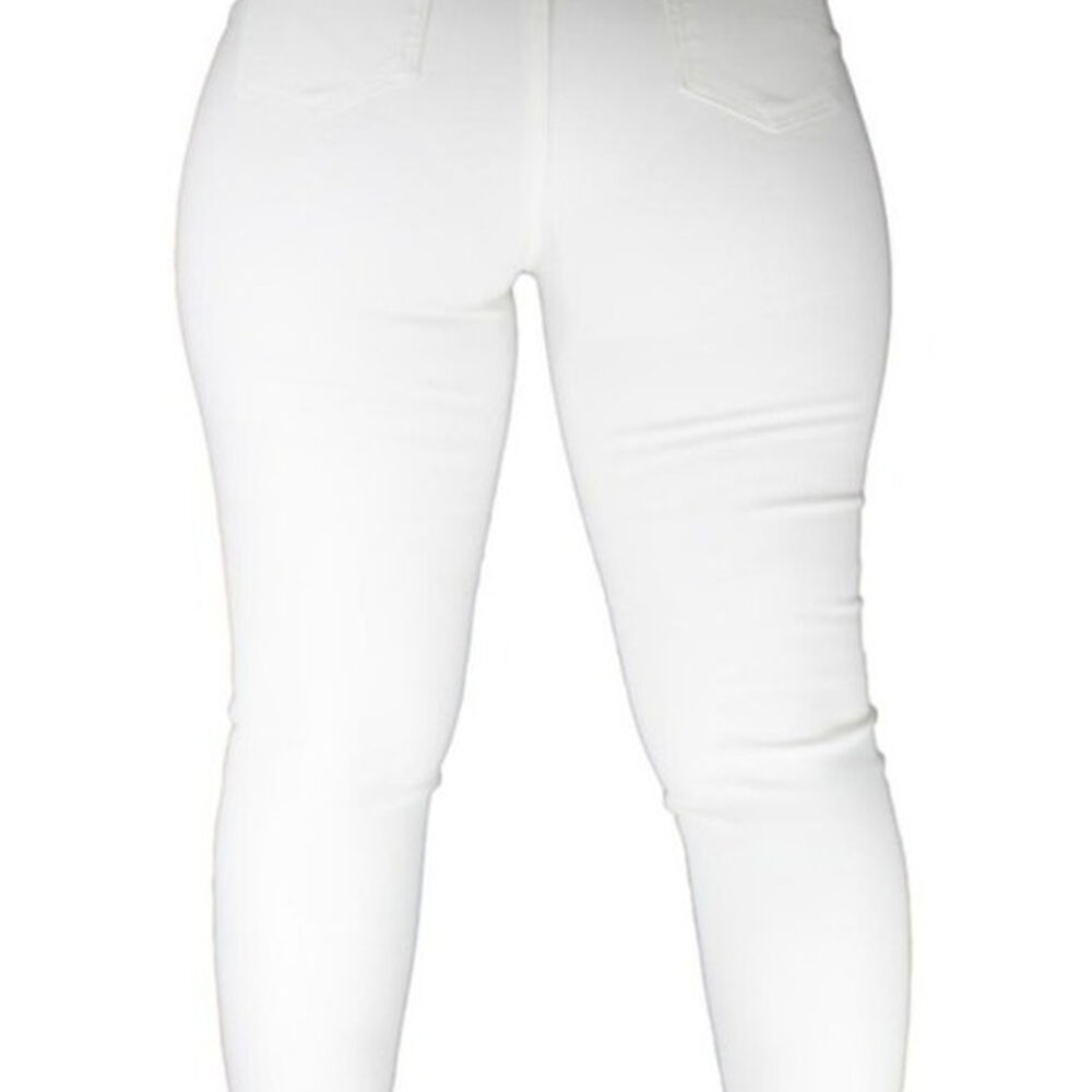 Pantalón Ecocuero Mujer Blanco image number 4.0