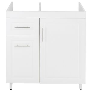 Mueble Para Lavaplato Blanco Domsa Modelo Pvc-pi-80 80x90x47cm