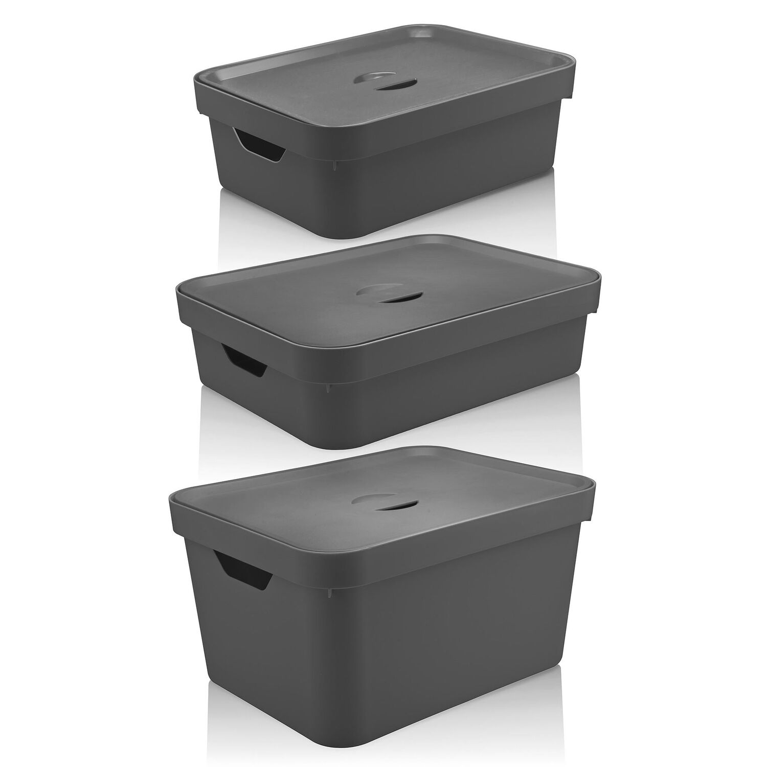 Conjunto Cajas Cube Gris image number 0.0