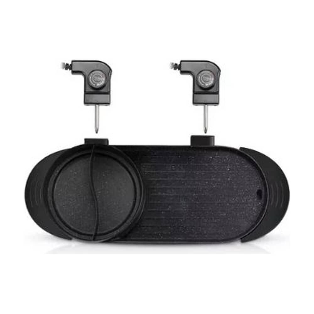 Parrilla El&eacute;ctrica 2x1 Con Doble Sart&eacute;n Y Doble Control image number 3.0